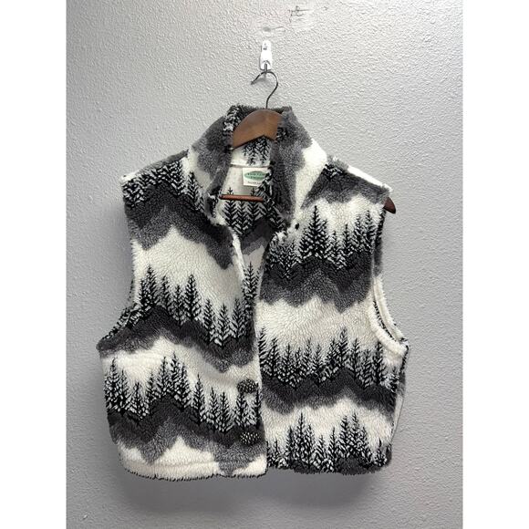 Vintage Sweaters - Womens Pine Cone Designs Sweater Sleeveless Palmer Lake Colorado Medium